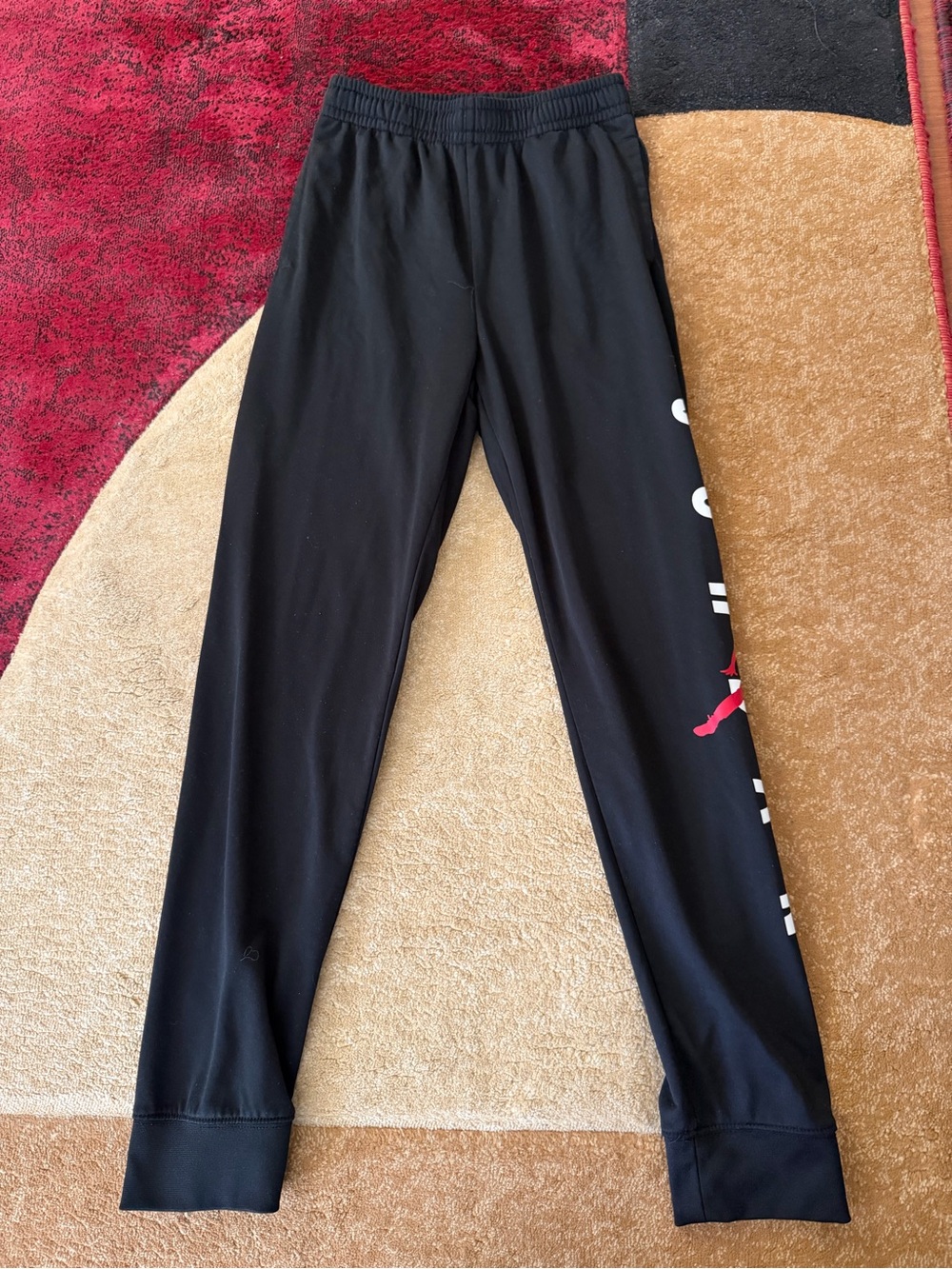 Jordan Kids Black Athletic Jogger Bottoms